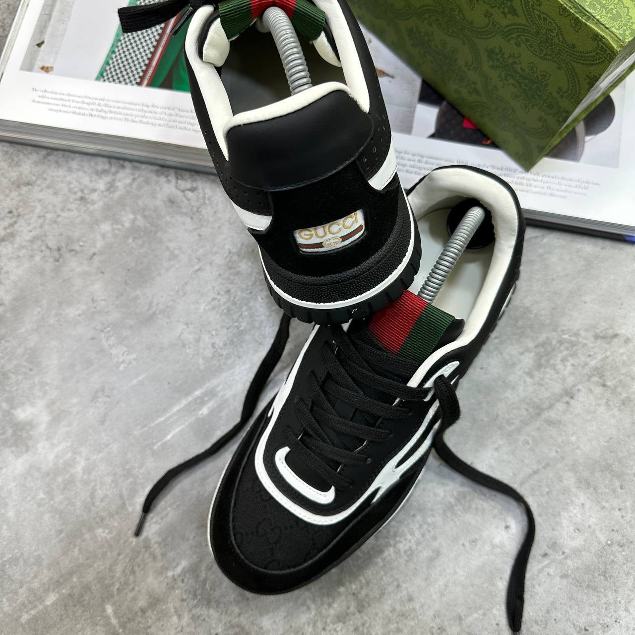 GUCI TRAINER WHITE|BLACK
