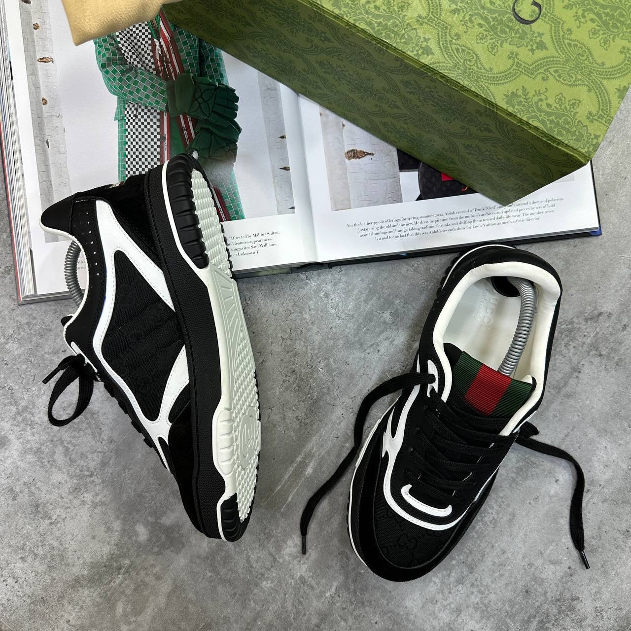 GUCI TRAINER WHITE|BLACK