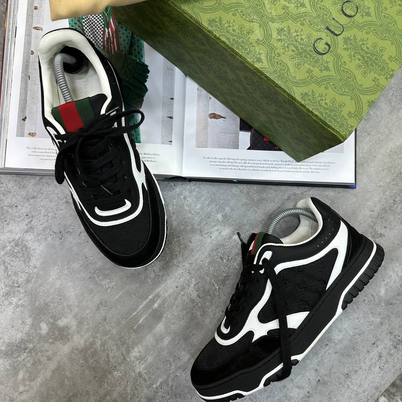 GUCI TRAINER WHITE|BLACK