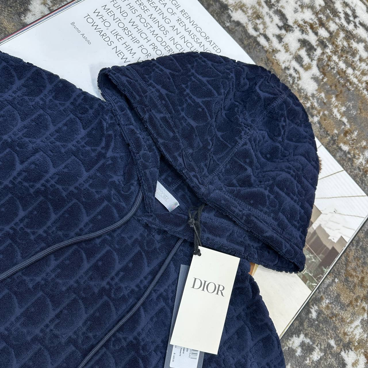 DOR ZIP HOODIE NAVY