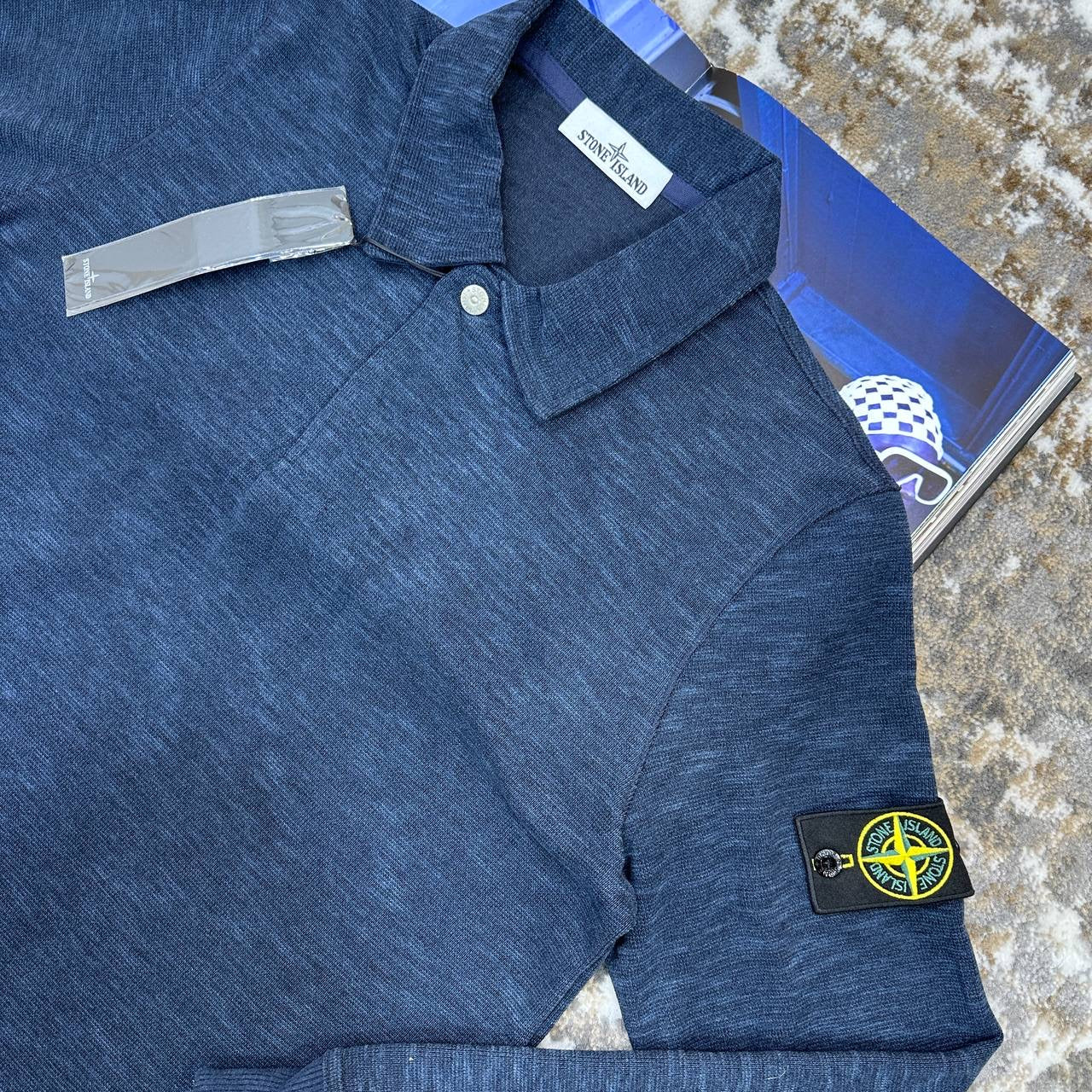 STNE ISLAND JUMPER NAVY