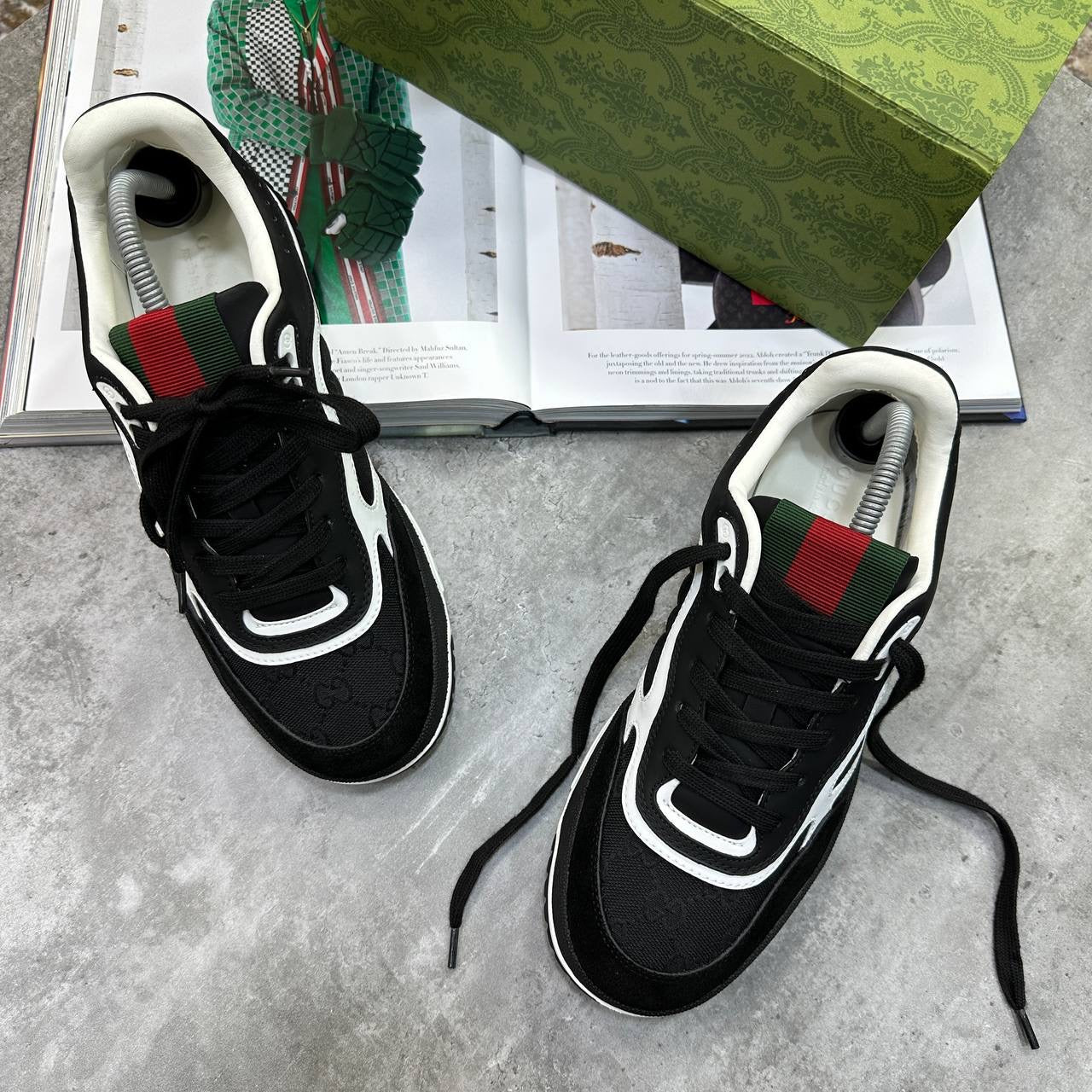 GUCI TRAINER WHITE|BLACK
