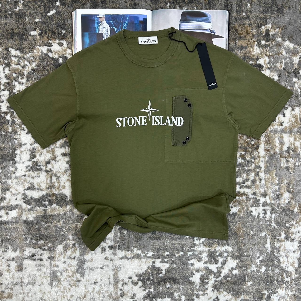 STNE TSHIRT-KHAKHI