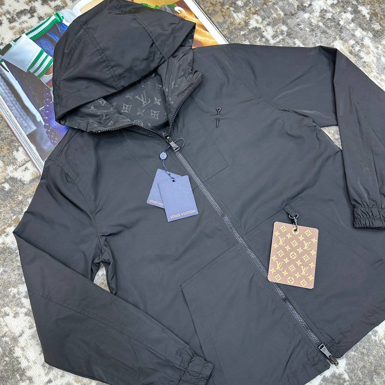 LUIS VUITOON  REVERSE ABLE JACKET BLACK