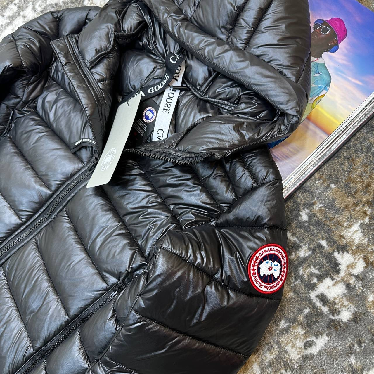 CANDA GOSE CROFTON FULL PUFFER JACKET-BLACK
