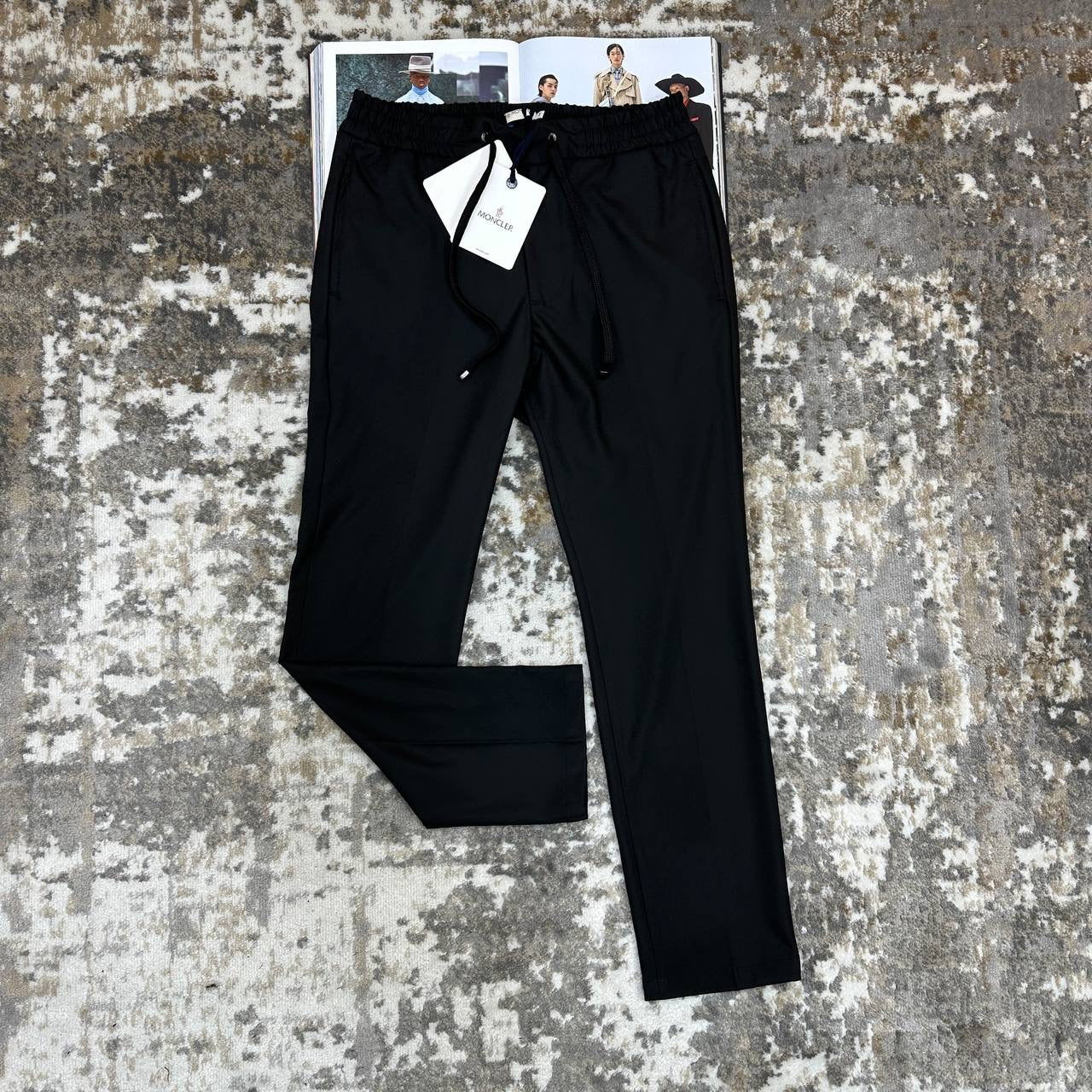 MNCLR PANTS WITH BACK POCKETS BLACK
