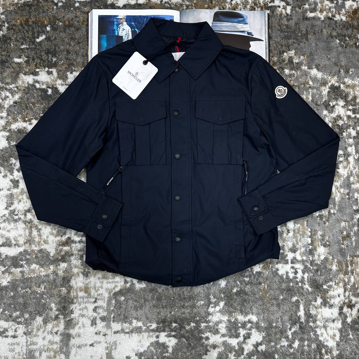 MNCLR ZIP UP JACKET-NAVY