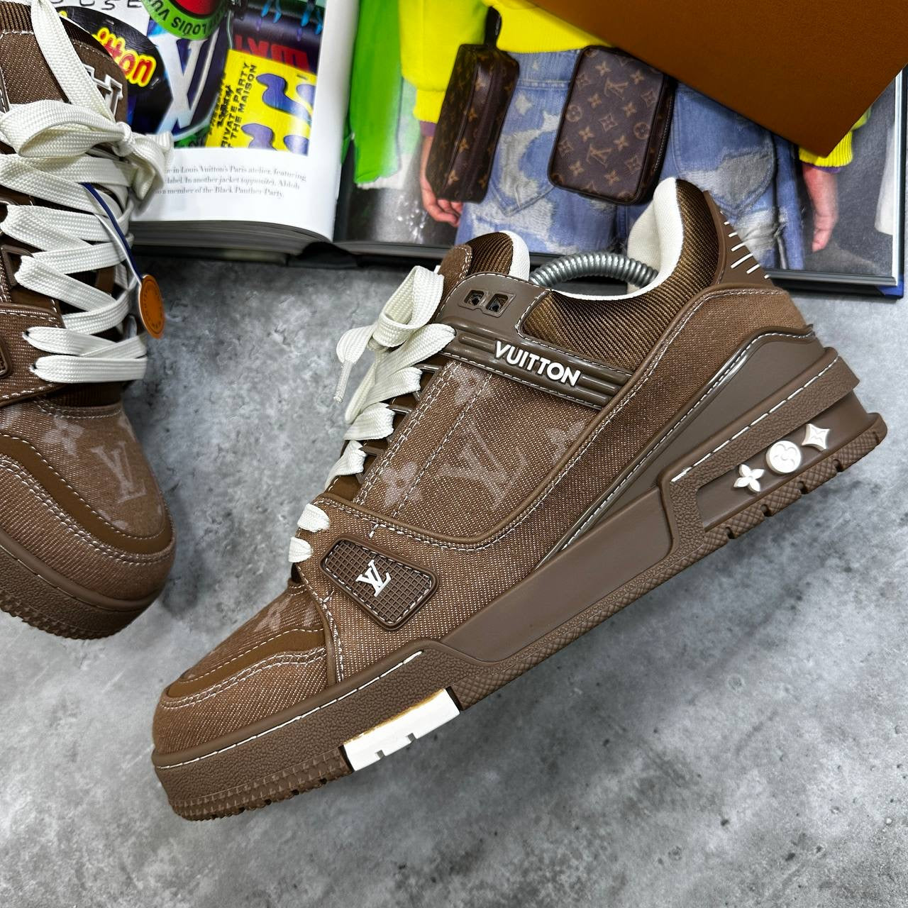 LVE TRAINER -BROWN|WHITE