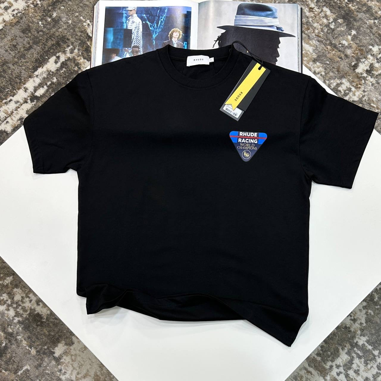 RDE BACK BIG LOGO TSHIRT-BLACK