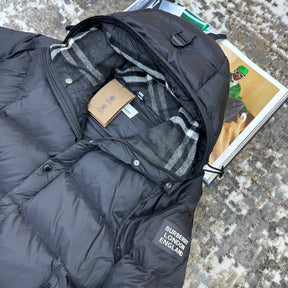 BURBERY LONDON FULL PUFFER JACKET-BLACK