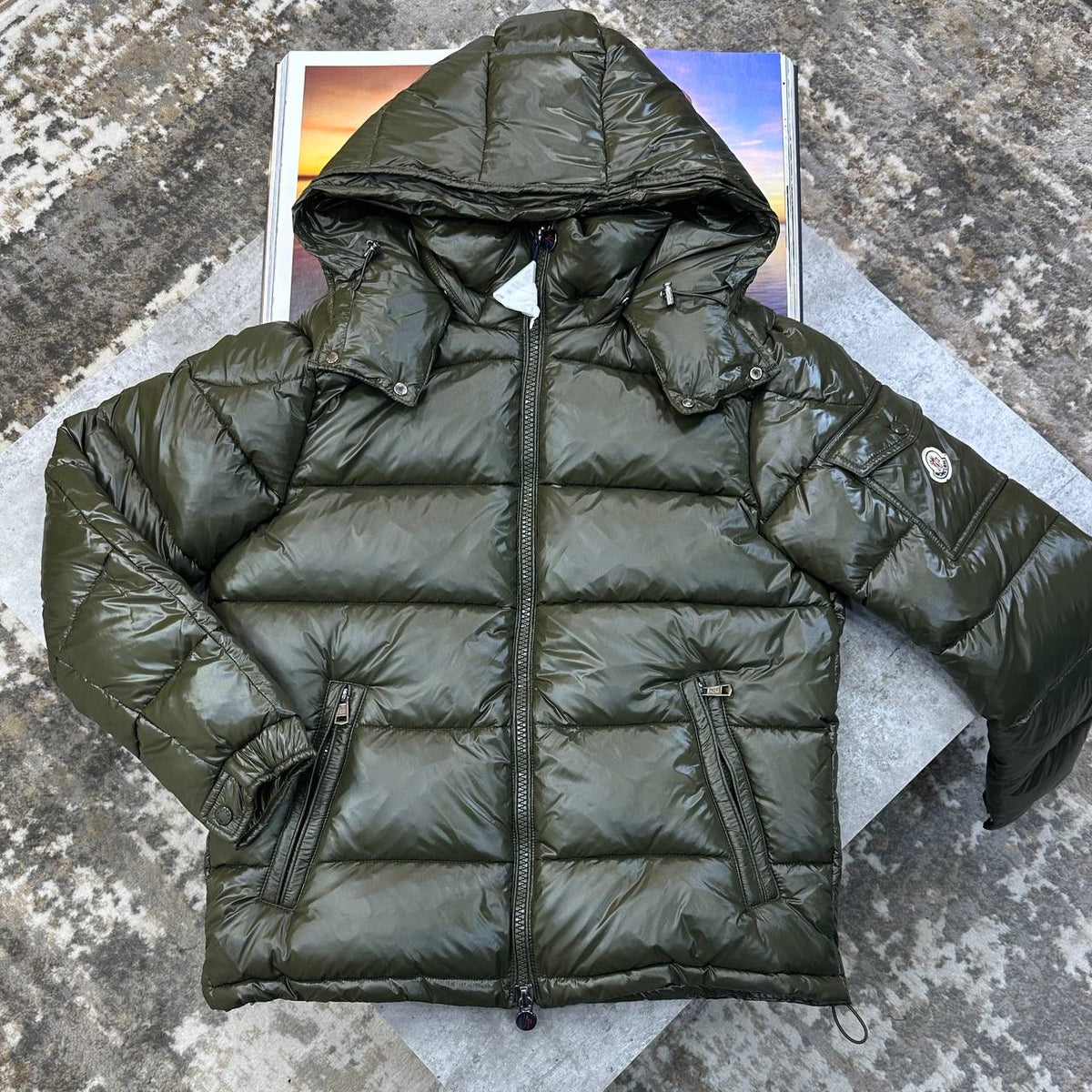 NCLR FULL PUFFY MAYA JACKET- KHAKHI