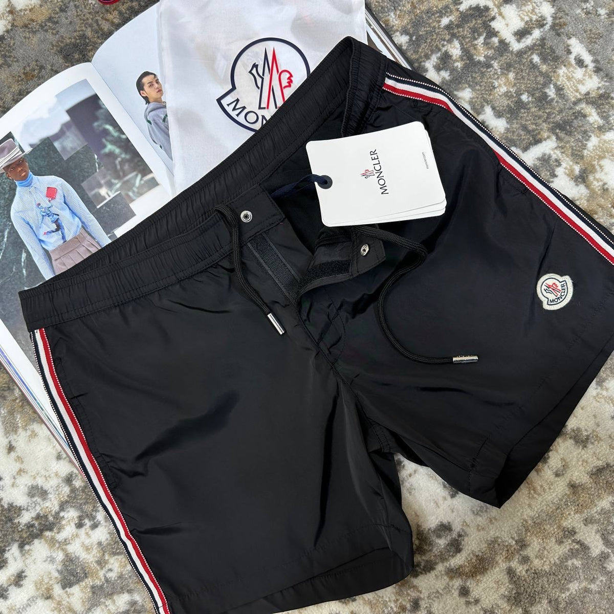MNLR SWIM SHORTS BLACK