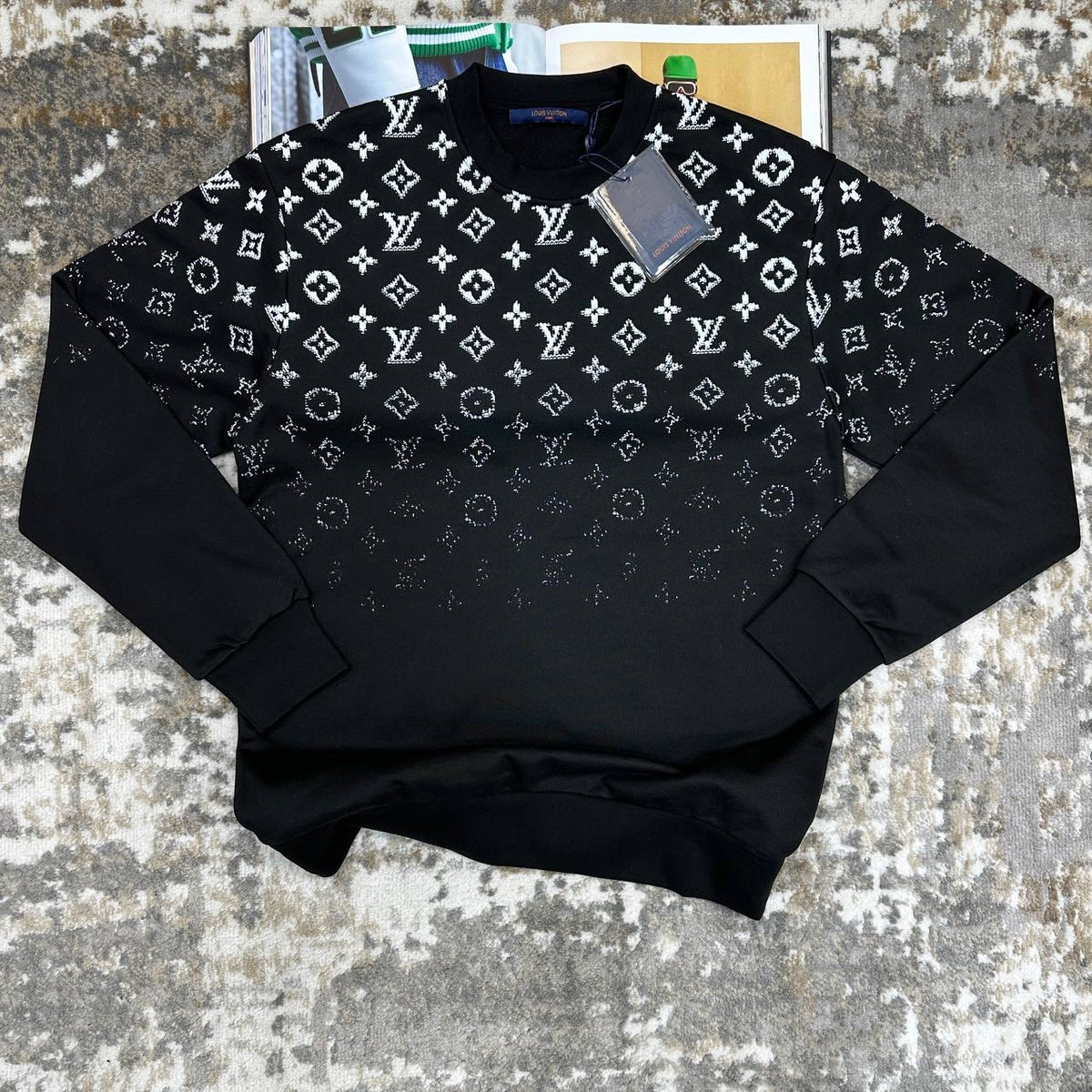 LUIS-VUITON JUMPER BLACK