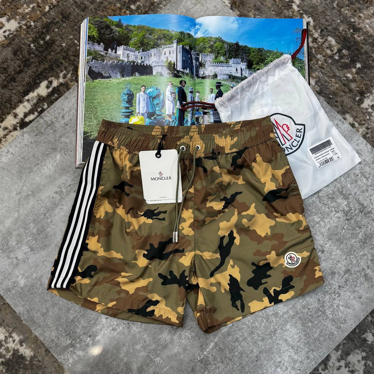 NCLR SWIM SHORT KHAKHI