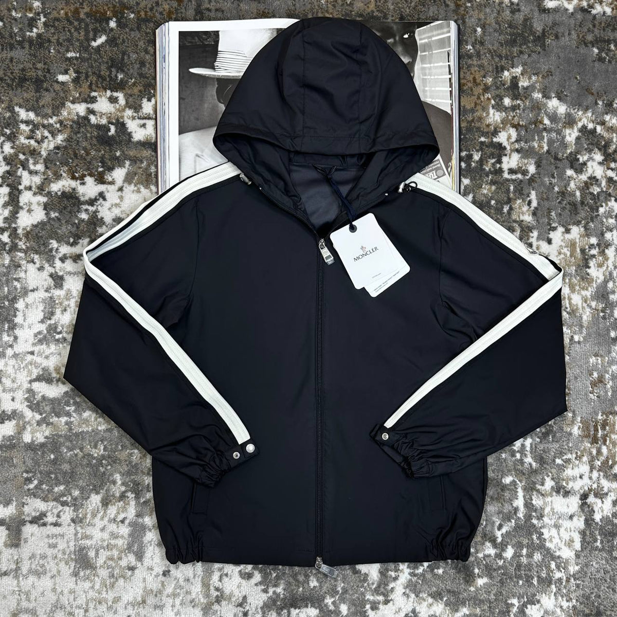 MNCLR ZIP JACKET-BLACK