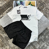 LVE SHORT SET BLACK/WHITE