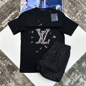 L.V SHORT SET BLACK/BLACK