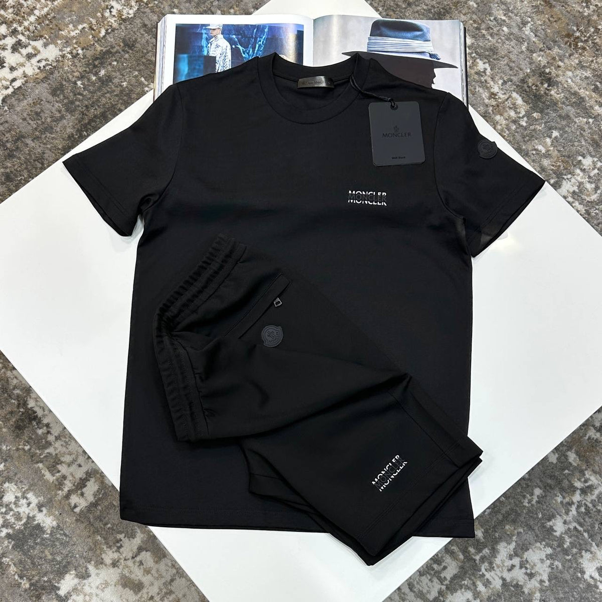 NCLR SHORT SET ALL BLACK