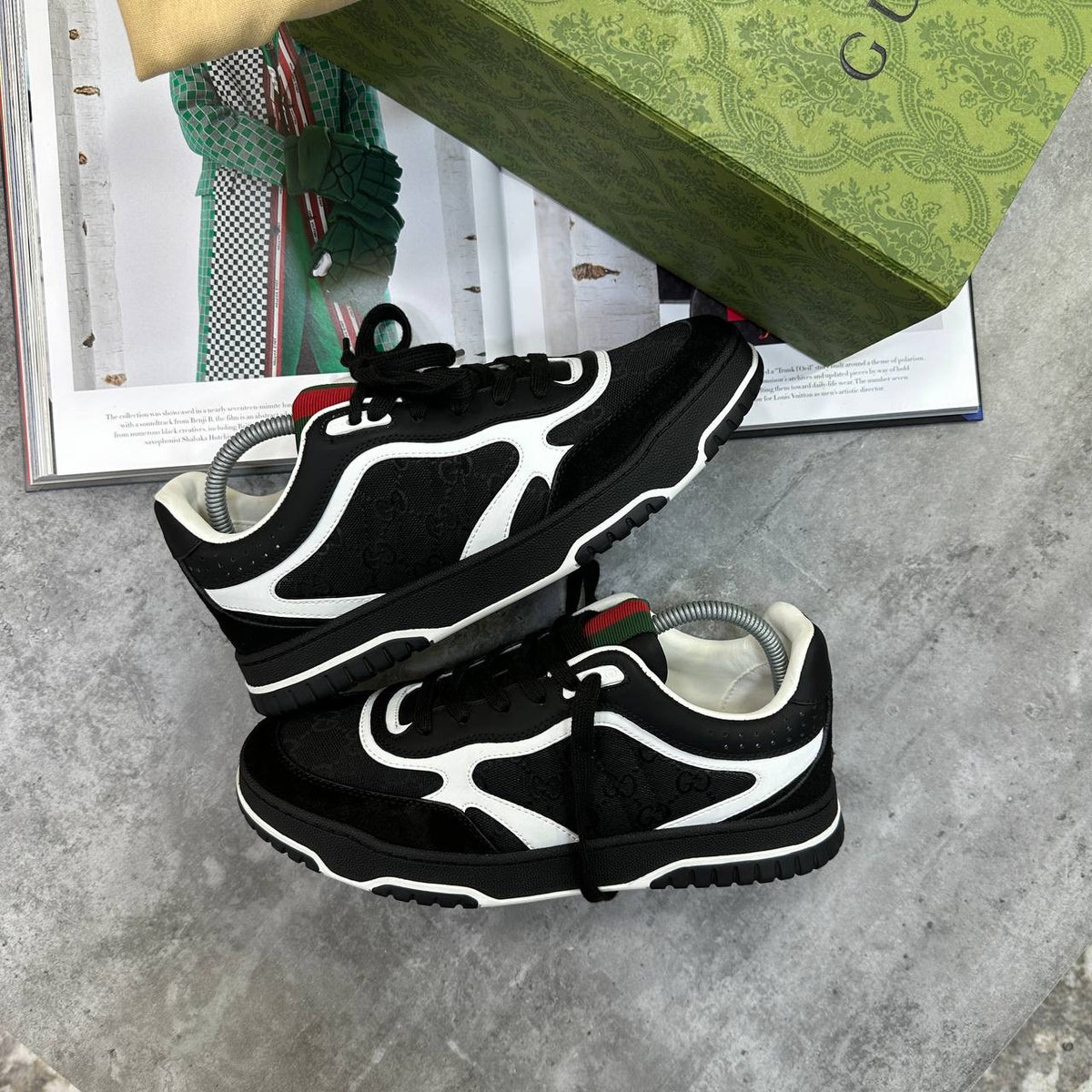 GUCI TRAINER WHITE|BLACK