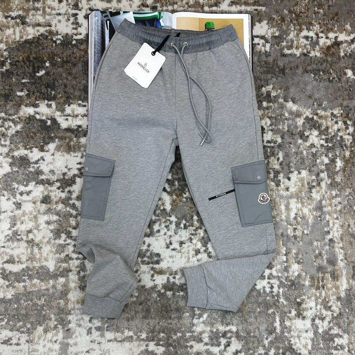 MNCLR PANTS WITH DOWN POCKETS LIGHT GREY