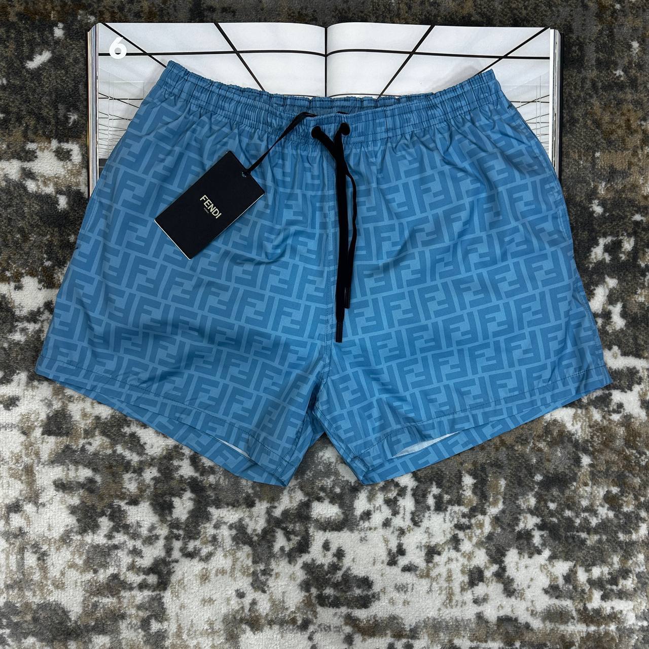 FNDI SWIM SHORTS BLUE