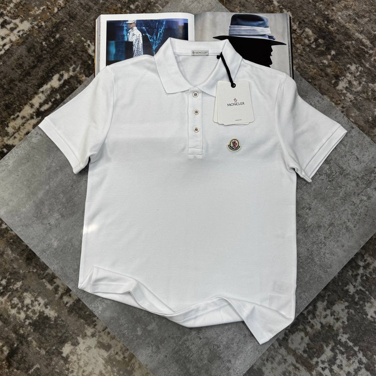 NCLR POLO- WHITE