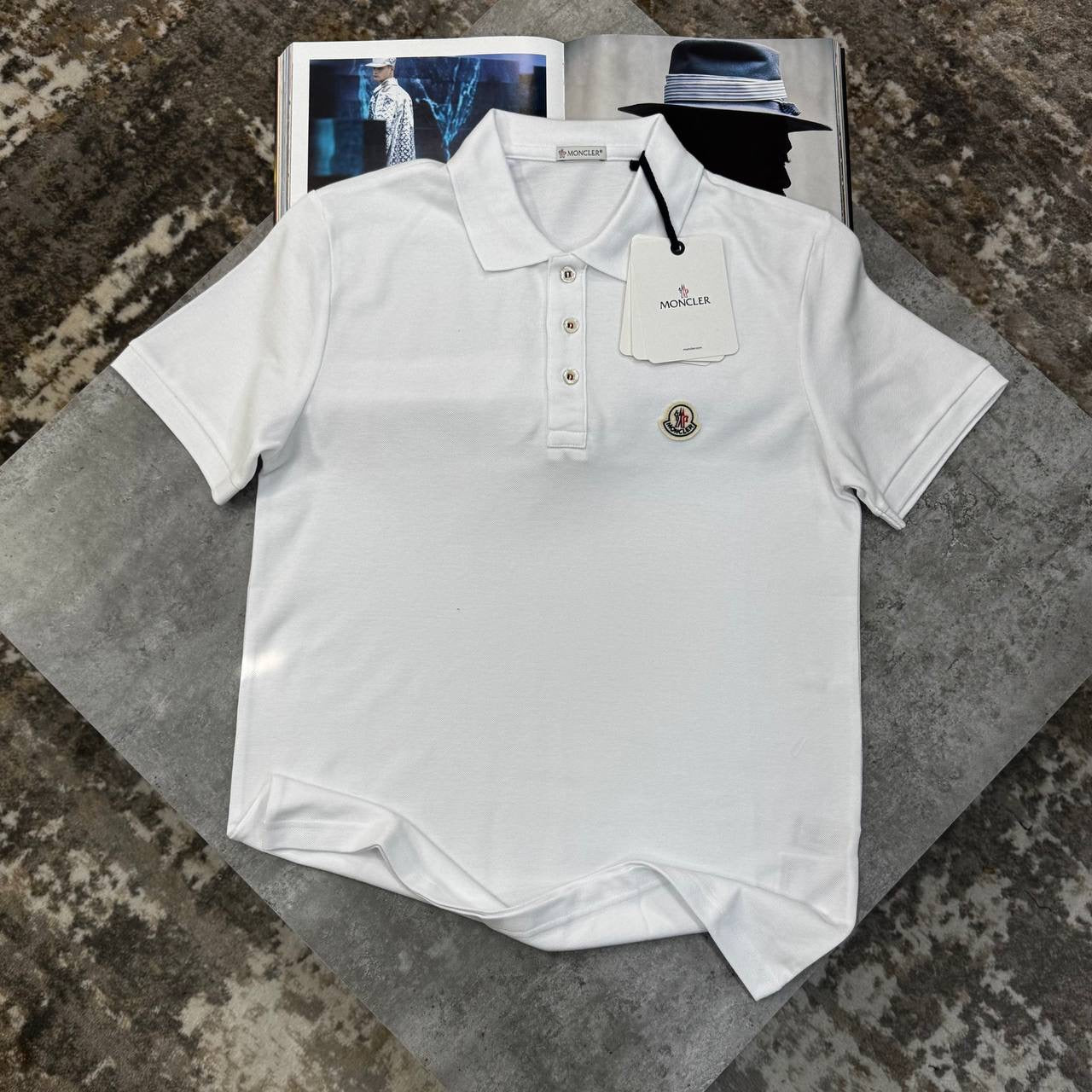 NCLR POLO- WHITE