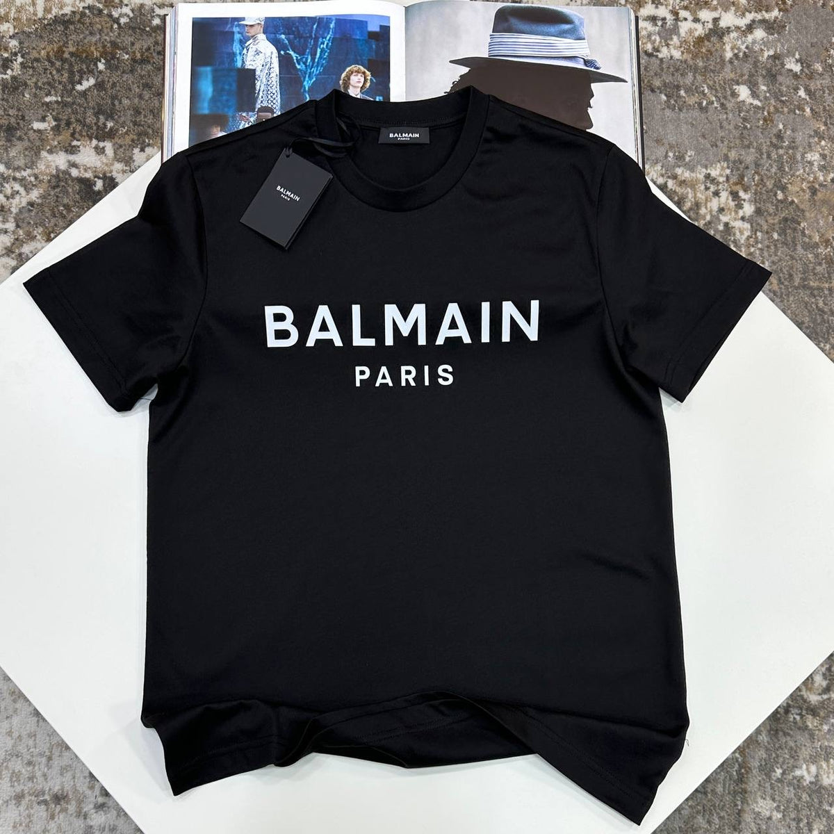 BLMAN FRONT LOGO TSHIRT-BLACK