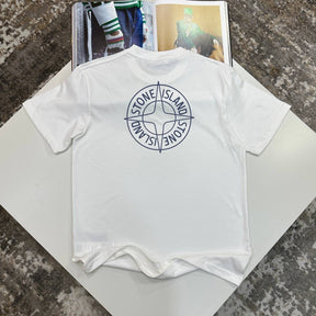STNE ISLND BACK BIG LOGO TSHIRT-WHITE