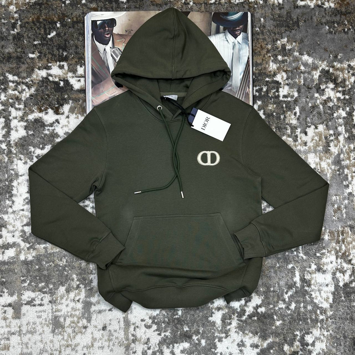 CD HOODIE-BROWN