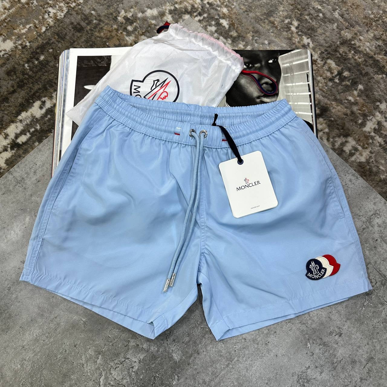 NCLR SHORT SET WHITE/BLUE