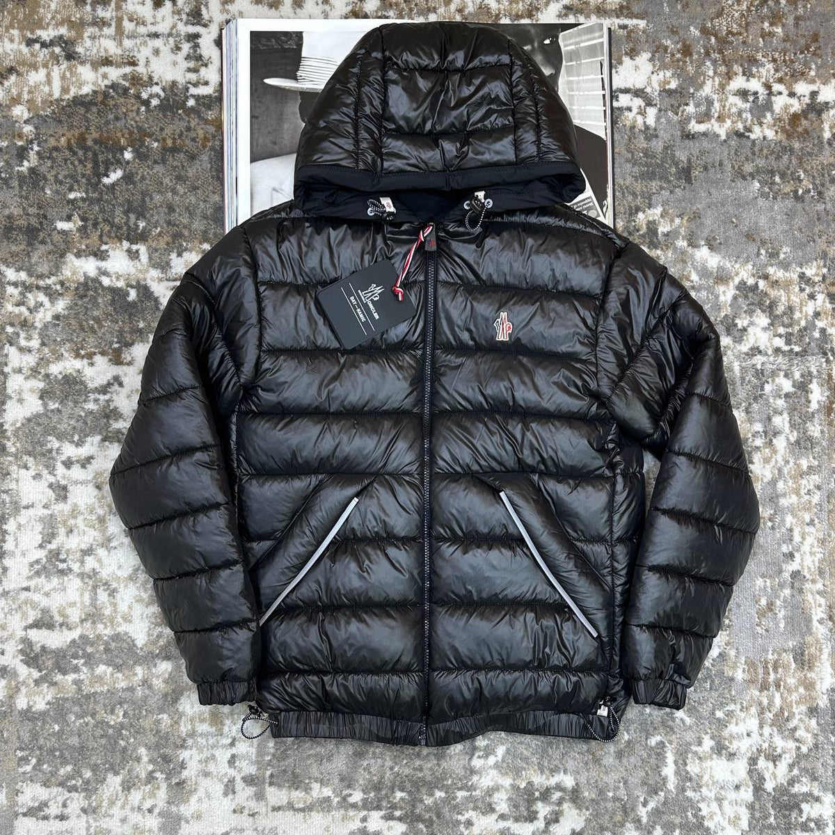 MNCLR FULL PUFFER REVERSE ABLE JACKET-BLACK
