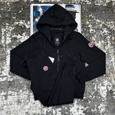 CNDA GOOSE TRACKSUIT-BLACK WITH RED BADGE