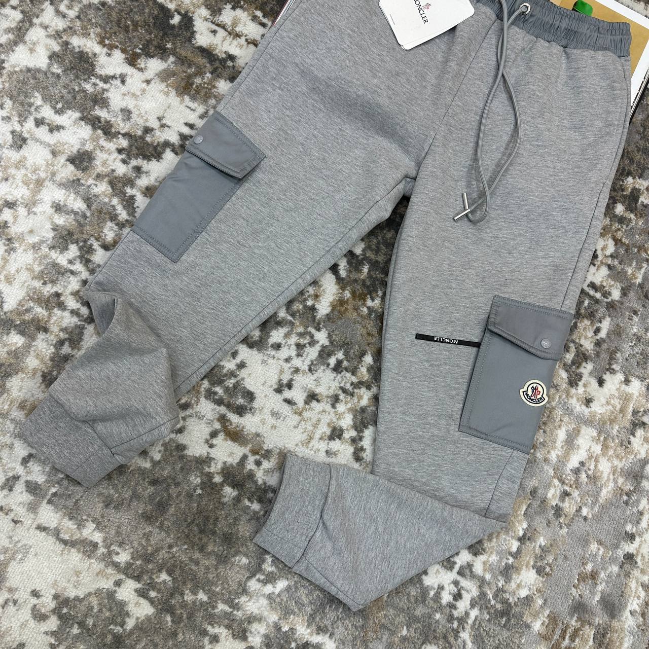 MNCLR PANTS WITH DOWN POCKETS LIGHT GREY