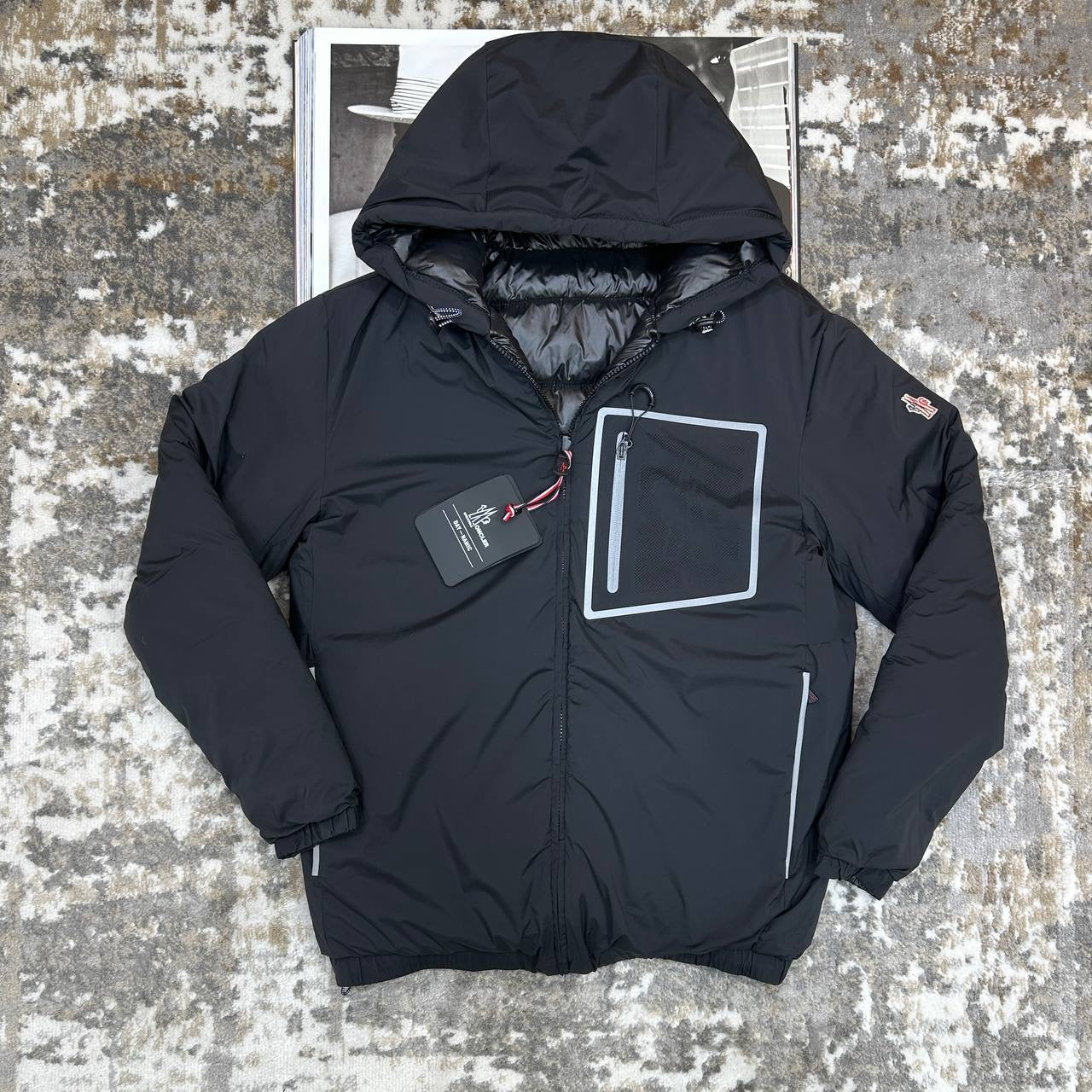 MNCLR FULL PUFFER REVERSE ABLE JACKET-BLACK