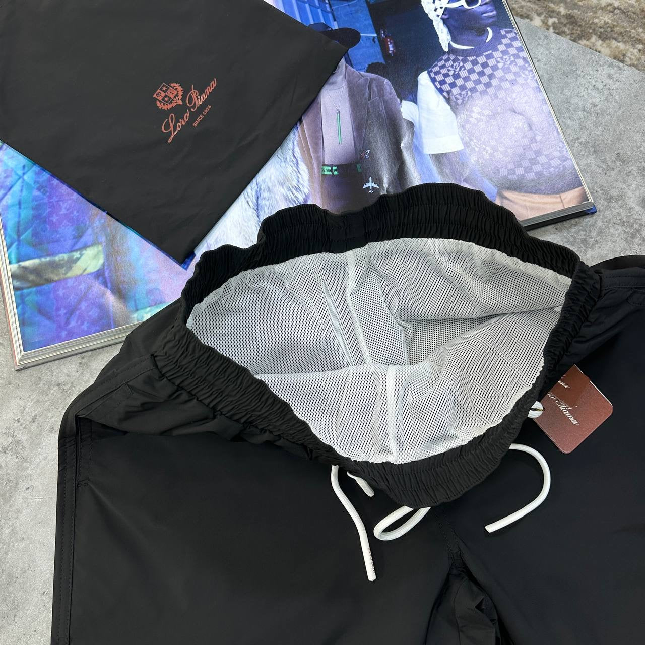 L.P SWIM SHORTS BLACK