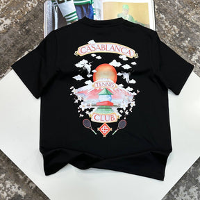 CASA BACK BIG LOGO TSHIRT-BLACK