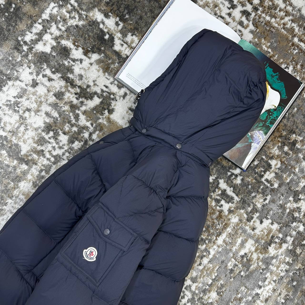 MNCLR FULL PUFFER JACKET-MATT NAVY