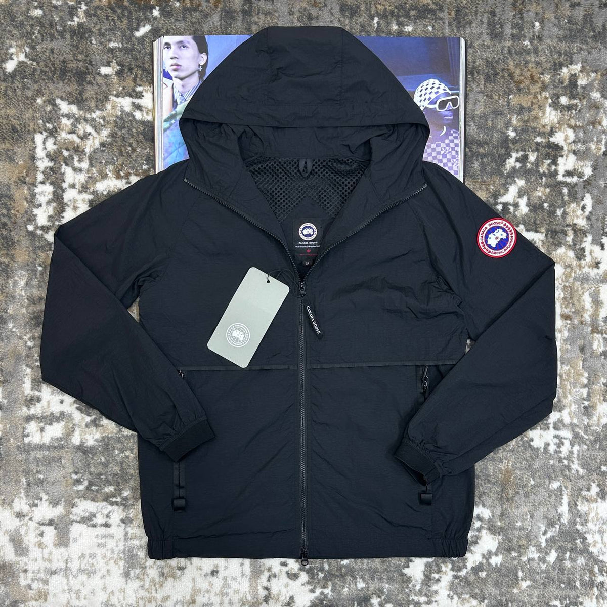 CG WIND BREAKER-BLACK
