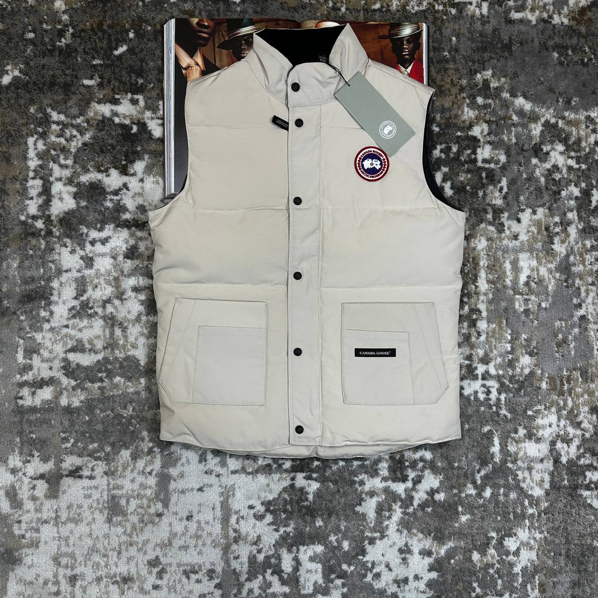 CANDA GOOSE BODY WARMER BEIGE