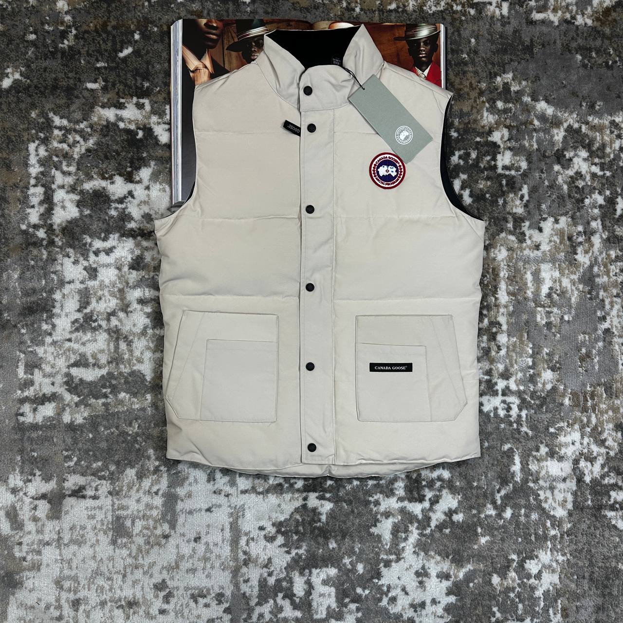 CANDA GOOSE BODY WARMER BEIGE
