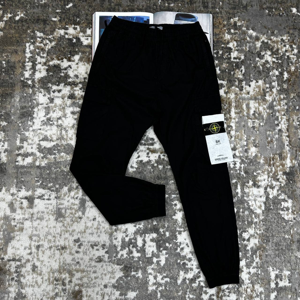 STNE CARGO PANTS-BLACK
