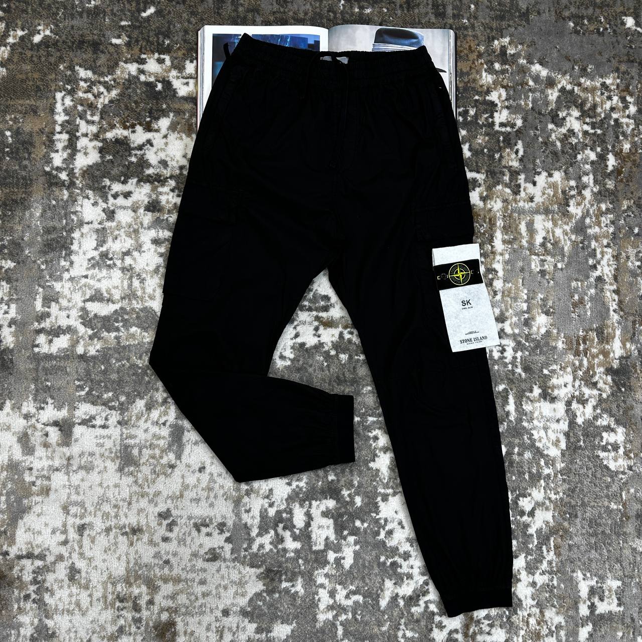 STNE CARGO PANTS-BLACK