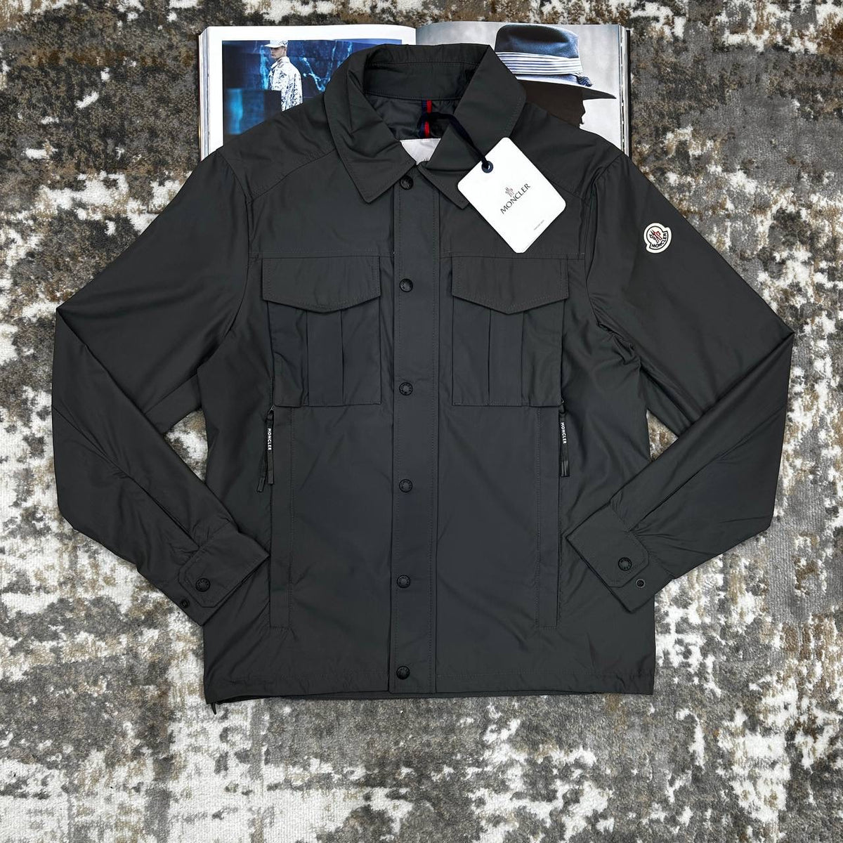 MNCLR ZIP UP JACKET-DARK GREY