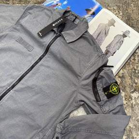 S.I FULL ZIP OVERSHIRT -DARKGREY