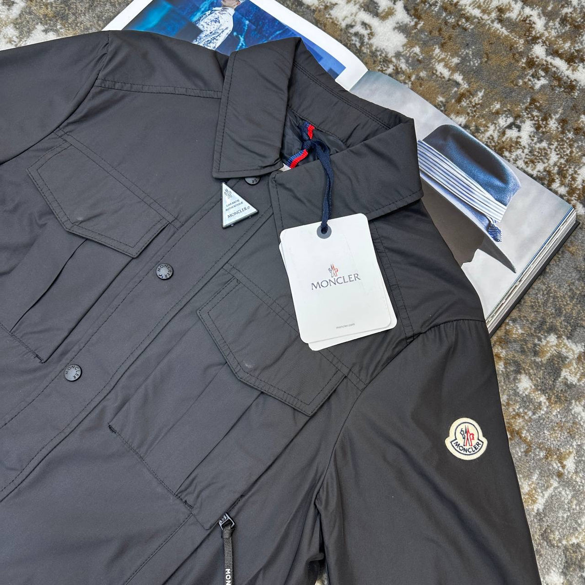 MNCLR ZIP UP JACKET-ALL BLACK