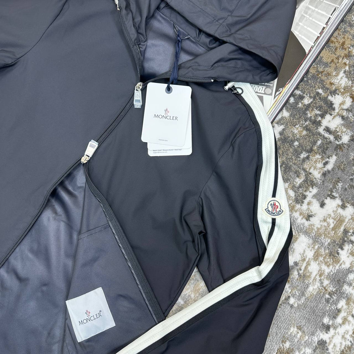 MNCLR ZIP JACKET-NAVY