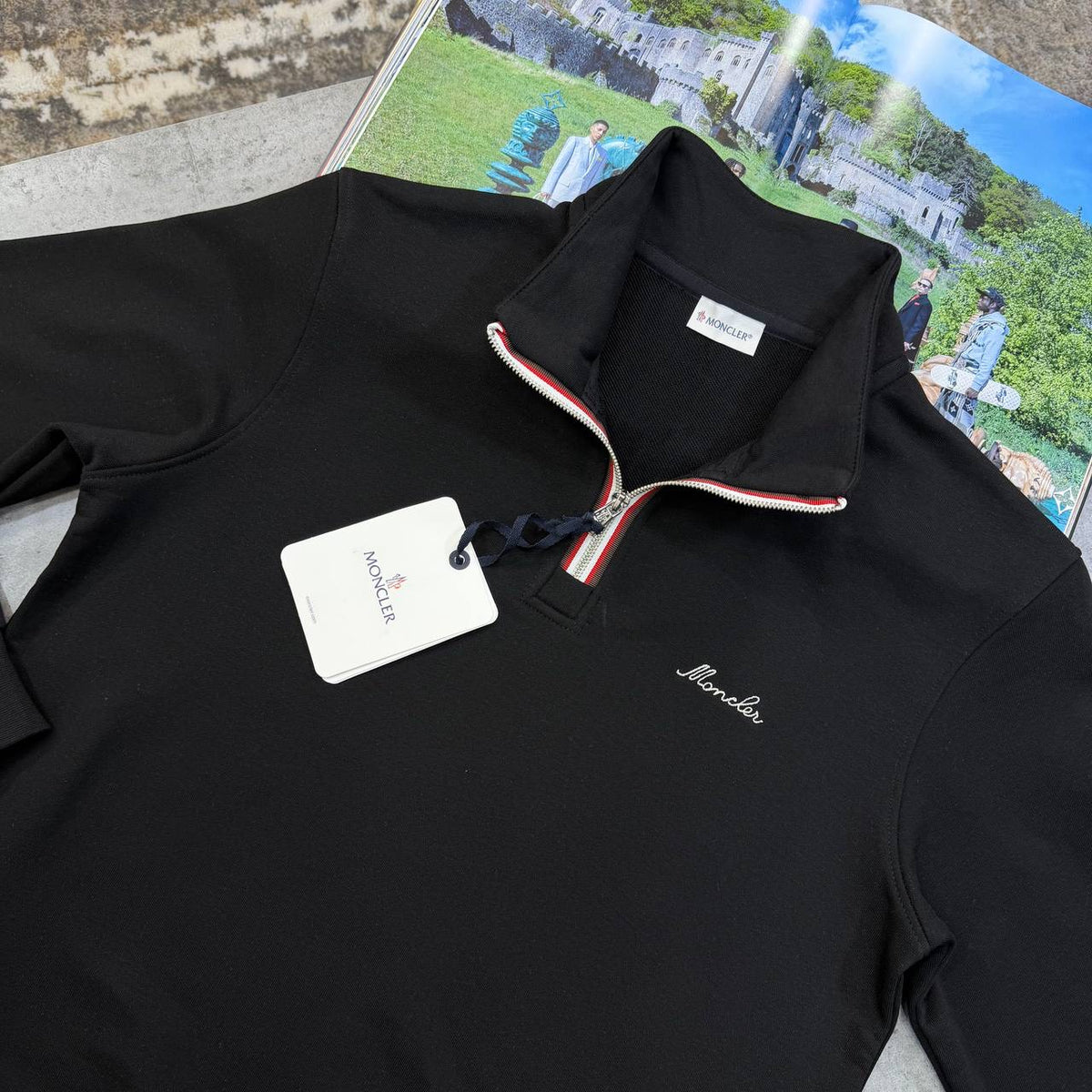 NCLR HALF ZIP BLACK