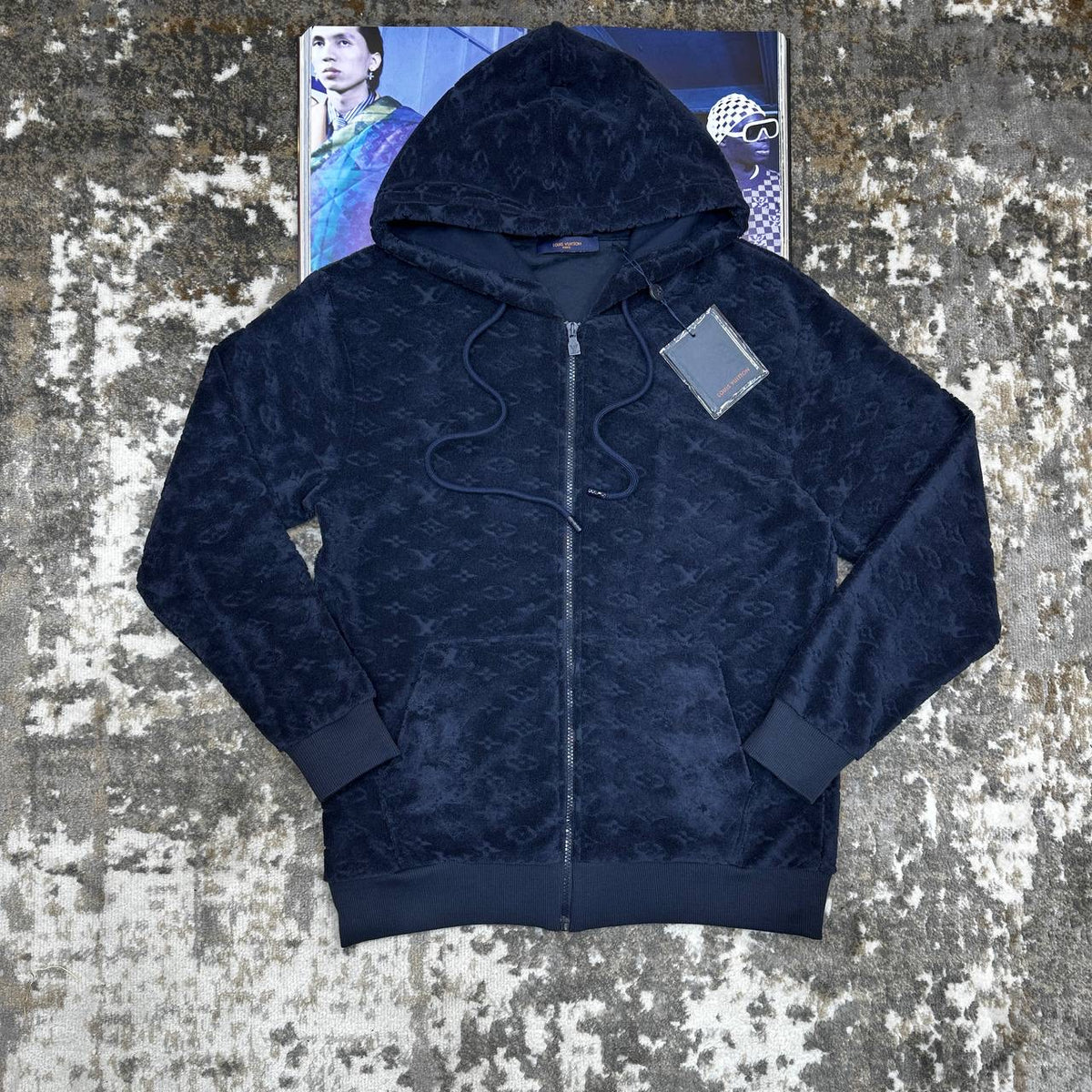 LOUS-VUITON ZIP HOODIE NAVY