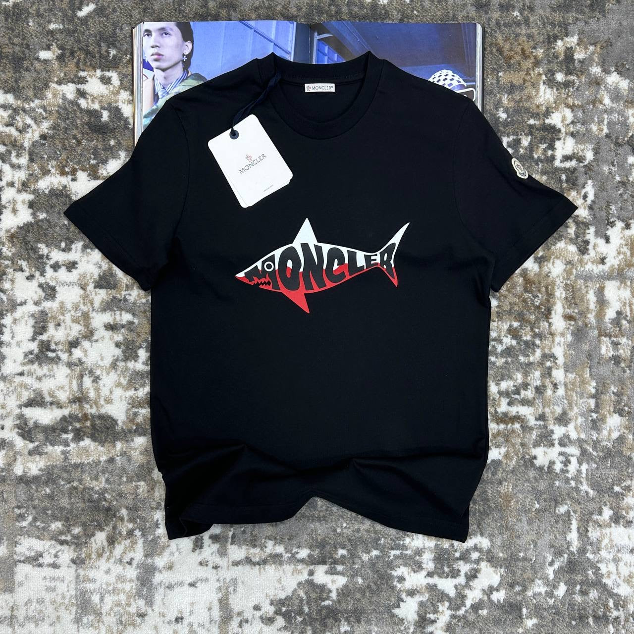 MNCLER TSHIRT-BLACK